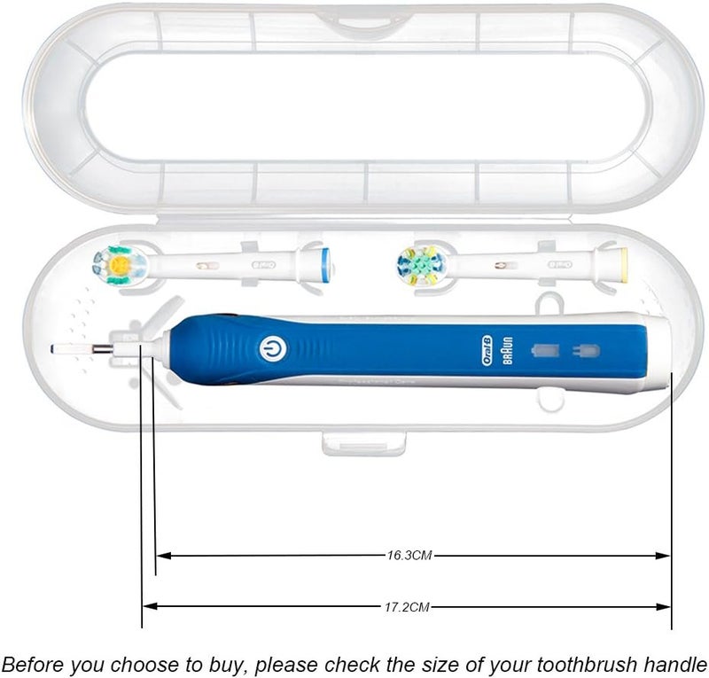 Nincha Portable Replacement Plastic Electric Toothbrush Travel Case for Oral-B Pro Series - Image 4